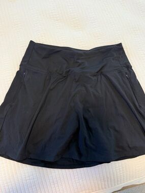 CALIA by Carrie Underwood Black Performance Skort with Hidden Pockets